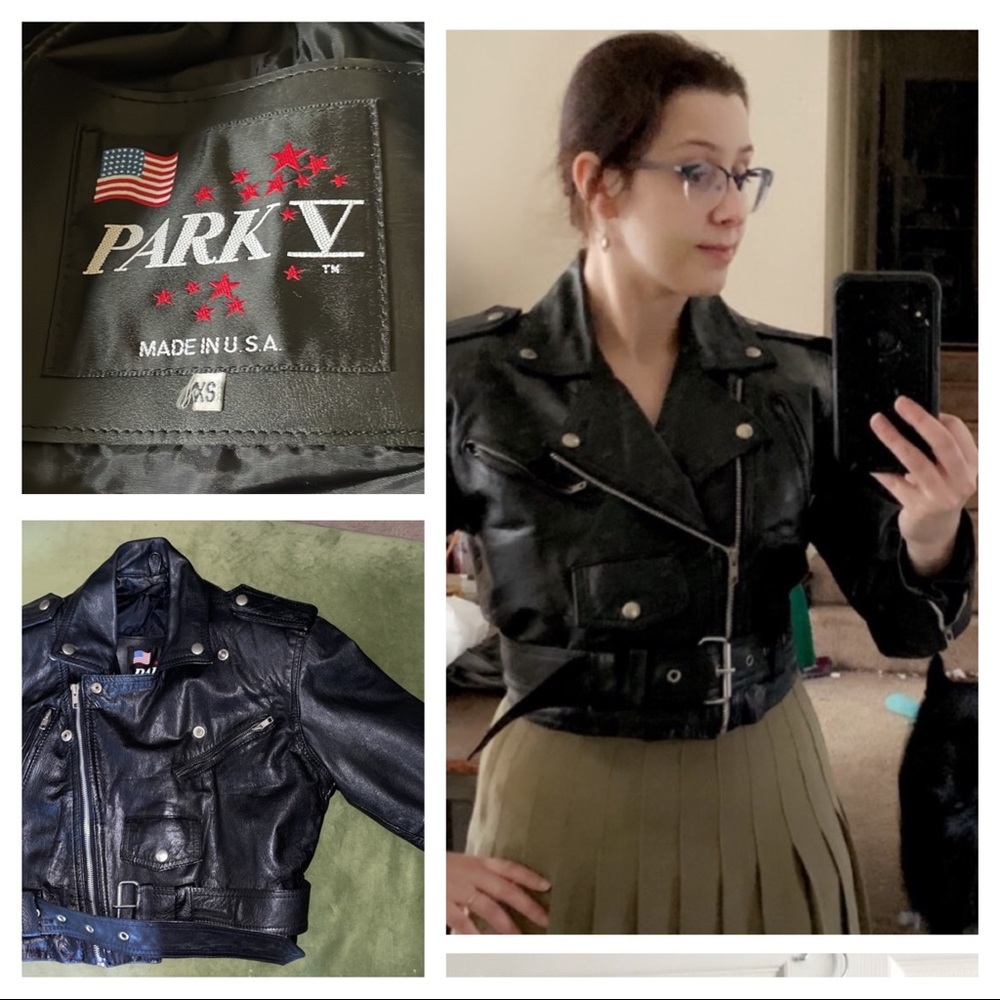 COPY - VTG Park V Leather Moto Jacket